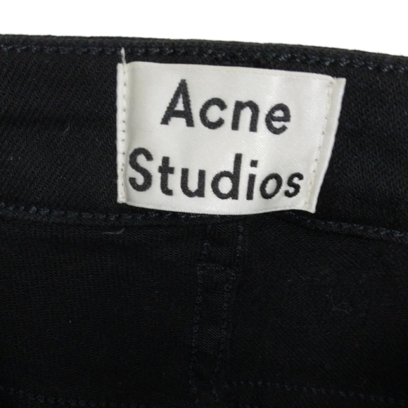 Acne Patti Stay Blk Skinny Jeans - Picture 6 of 8